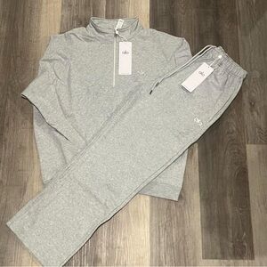 Alo Gray Tracksuit Set